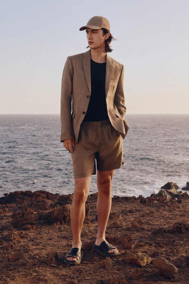 H&M Regular Fit Linen shorts