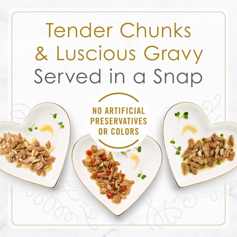 Fancy Feast Purina Fancy Feast Gourmet Wet Cat Food Variety Pack, Petites Gravy Collection, break-apart tubs, 48 servings - (Pack of 24) 2.8 oz. Tubs - Image 3