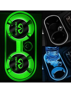 RAYMOS Cup Holder Lights For INFINITI Car Coasters 7 Colors Pad USB Cup Mat For Drink Coaster Accessories Interior Decoration Atmosphere Lamp Fit For INFINITI Car Truck SUV  - Image 2