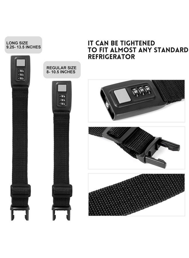 Veronica Child Safety Refrigerator Door Lock, Baby Kids Multi-Functional Cabinets Latches, Fit Closed Handle Cabinets, Fridge, Kitchen, Oven (Long) - Image 2