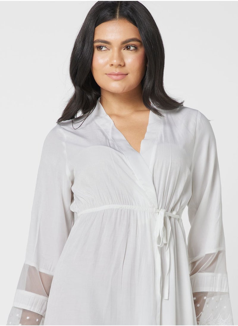 Khizana Lace Trim Night Dress  - Image 3