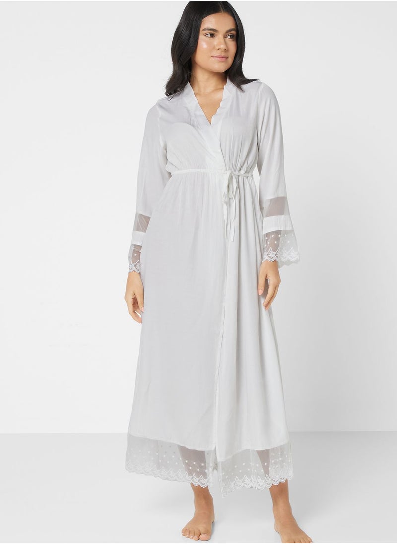 Khizana Lace Trim Night Dress  - Image 1