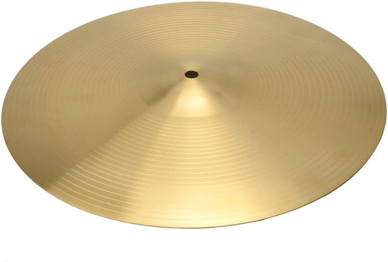 MOSLOM Professional 18" 0.8mm Copper Alloy Ride Cymbal for Drum Set Golden (18") - Image 1