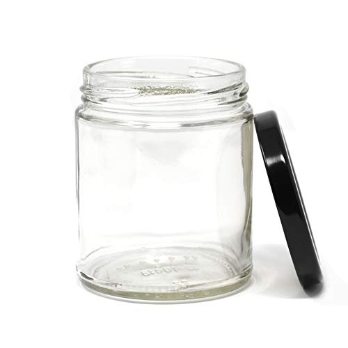 nicebottles Clear Glass Salsa Jars, 9 Oz - Case of 12 - Image 1
