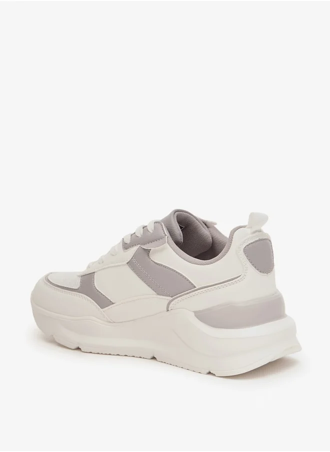 لي كوبر Women's Panelled Lace-Up Shoes