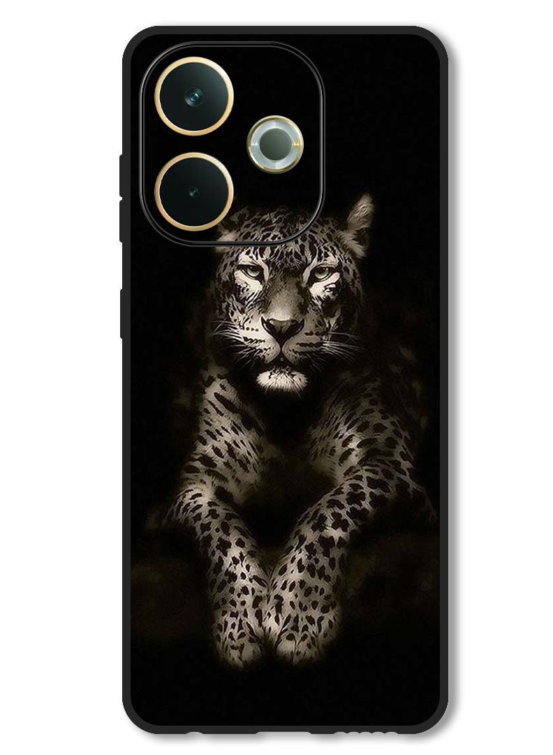 Theodor Case Compatible with Oppo A5 Pro Protection Shockproof Bumper Cover Leopard - Image 1