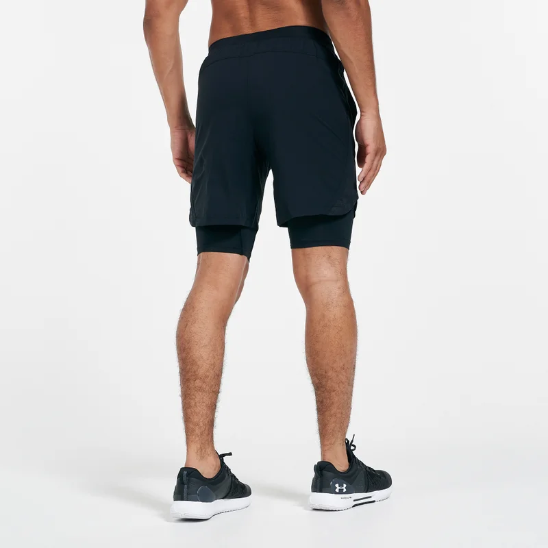UNDER ARMOUR Men's Launch Run 2-in-1 Shorts