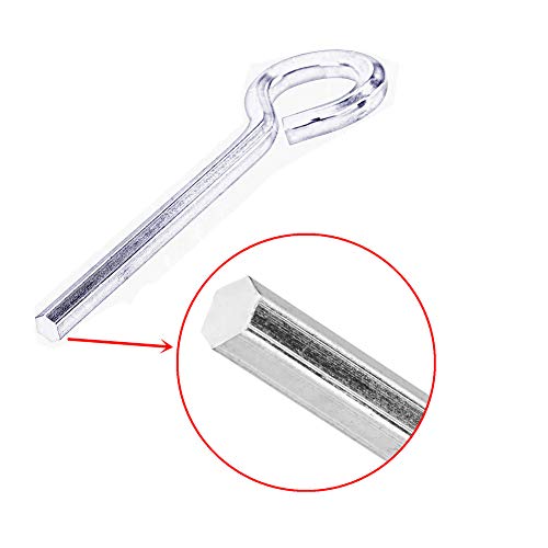 ANTFEES 5/32” Standard Hex Dogging Key with Full Loop, Allen Wrench Door Key for Push Bar Panic Exit Devices, Solid Metal - 12 Packs - Image 3