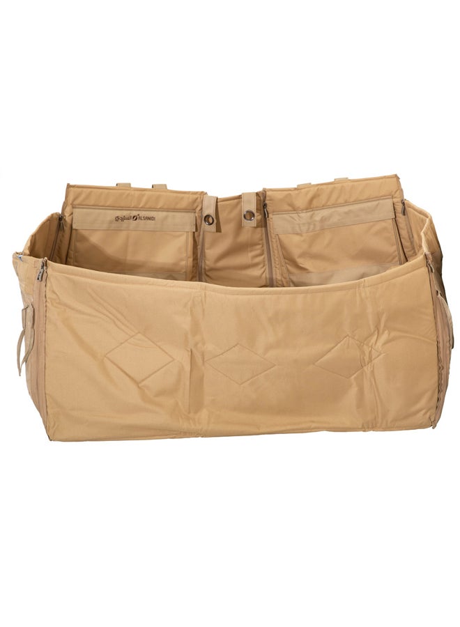 AL SANIDI Car back trunk Mat for Prado + 2010, Back mat, Size 103*127*54.5Cm - Image 2