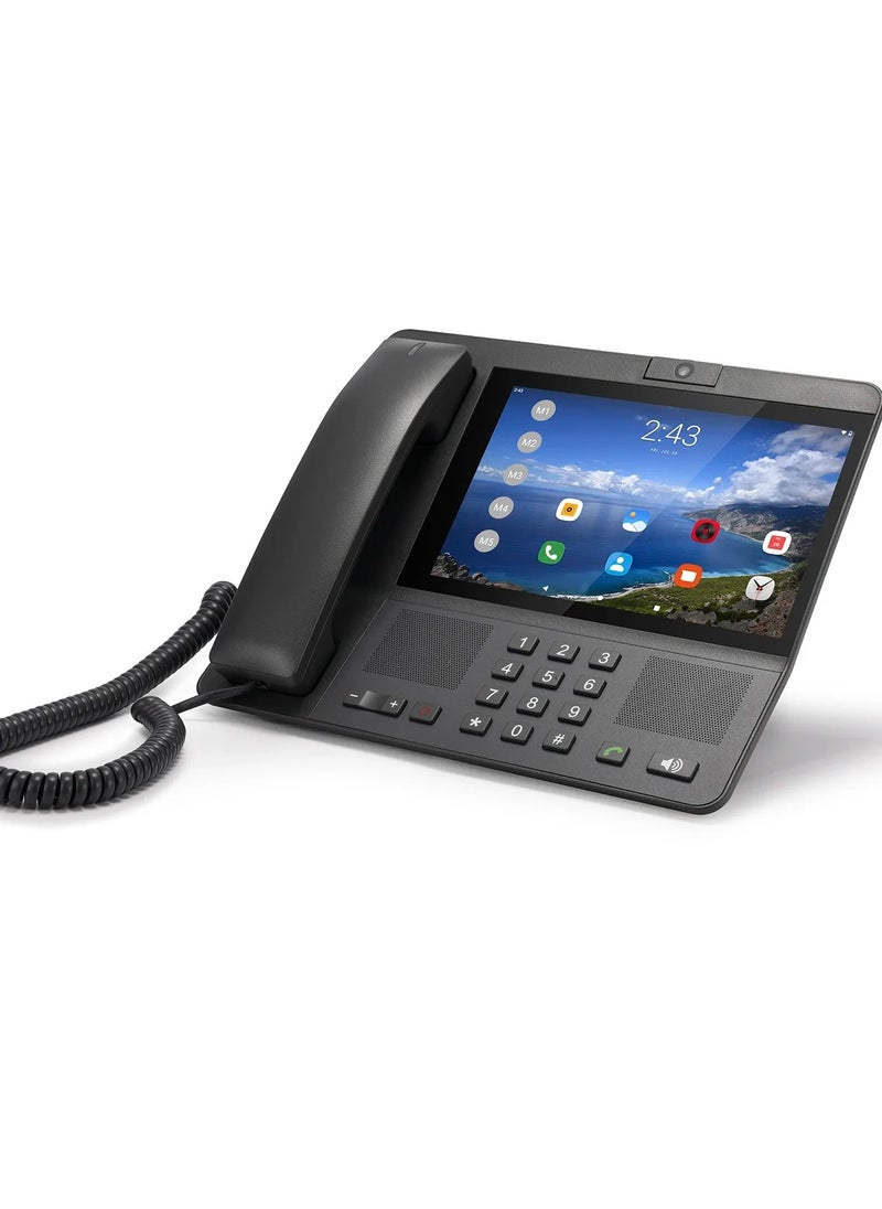 Hot sell Smart Video Android 8 inch 4G LTE Video Fixed Wireless Desk Phone With Sim Card Slot WiFi Cordless Landline Android Telephone