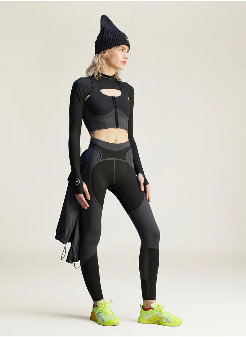 اديداس Adidas By Stella Mccartney Two-Tone Leggings