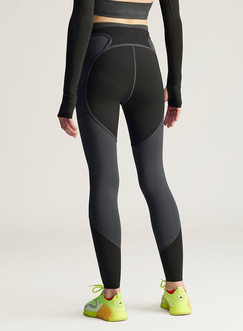 Adidas Adidas By Stella Mccartney Two-Tone Leggings  - Image 2