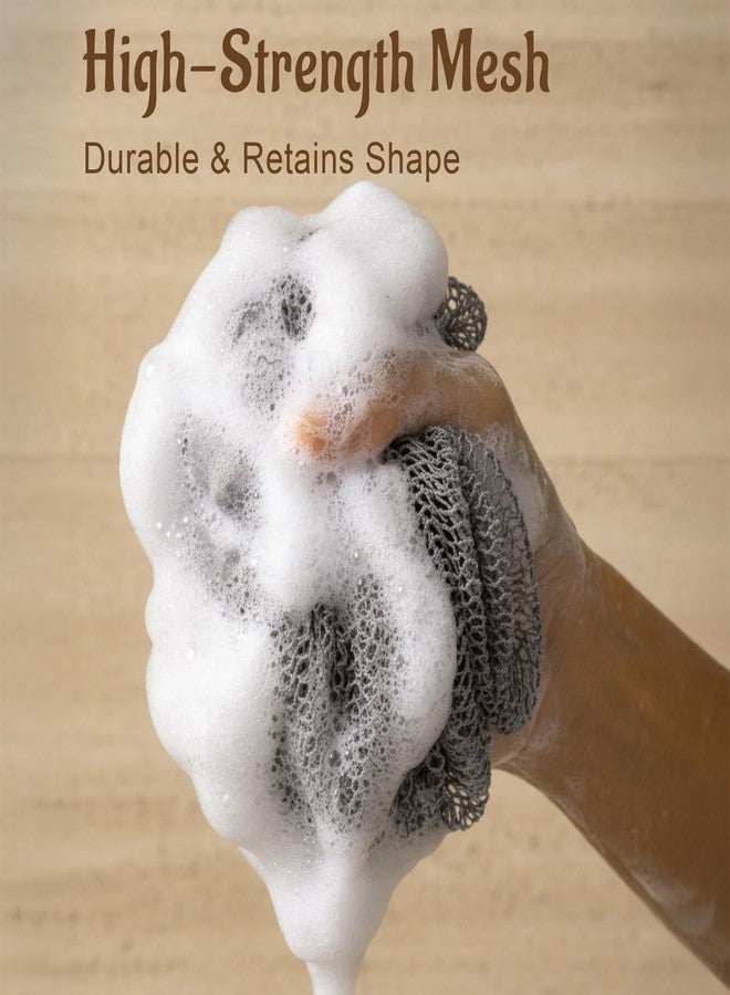 Yiclick African Net Sponge Authentic with Knots - Exfoliating Washcloth Towel, Back Scrubber for Shower Bath, Exfoliating Body Scrubber Exfoliator, African Rags Wash Cloth Loofah Lufa Sponge - Image 5