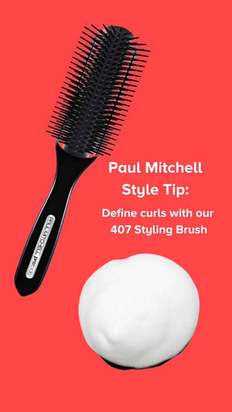 Paul Mitchell Pro Tools 407 Styling Brush, Nylon Bristle Brush Creates a Variety of Hairstyles, For All Hair Types - Image 1