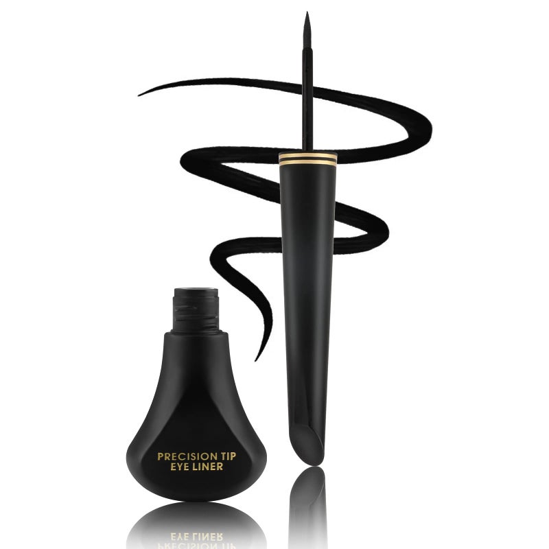 Boobeen Black Ink Liner, Liquid Eyeliner Makeup Waterproof Eyeliner Pen Long Lasting, Precision Brush Tip, Goes on Smoothly - Image 1
