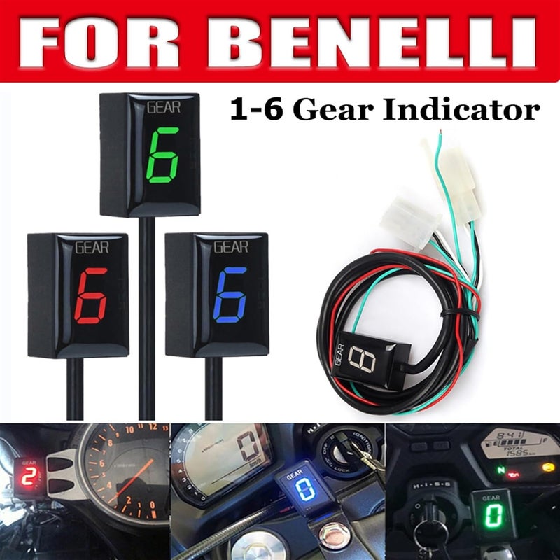 QASULER Digital Gear Indicator for Benelli TNT125 - Image 4