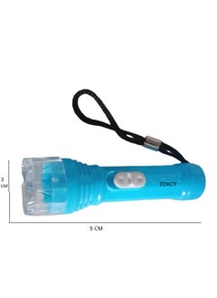ZOKCY Zokcy Pack of 6 Pcs Mini Small Plastic Torch with Lanyard for KidsPlastic LED Flashlight TorchBeautiful Attractive Good Gift ItemTorch for Kids PlayingEasy for Small Hands to Grip  - Image 2