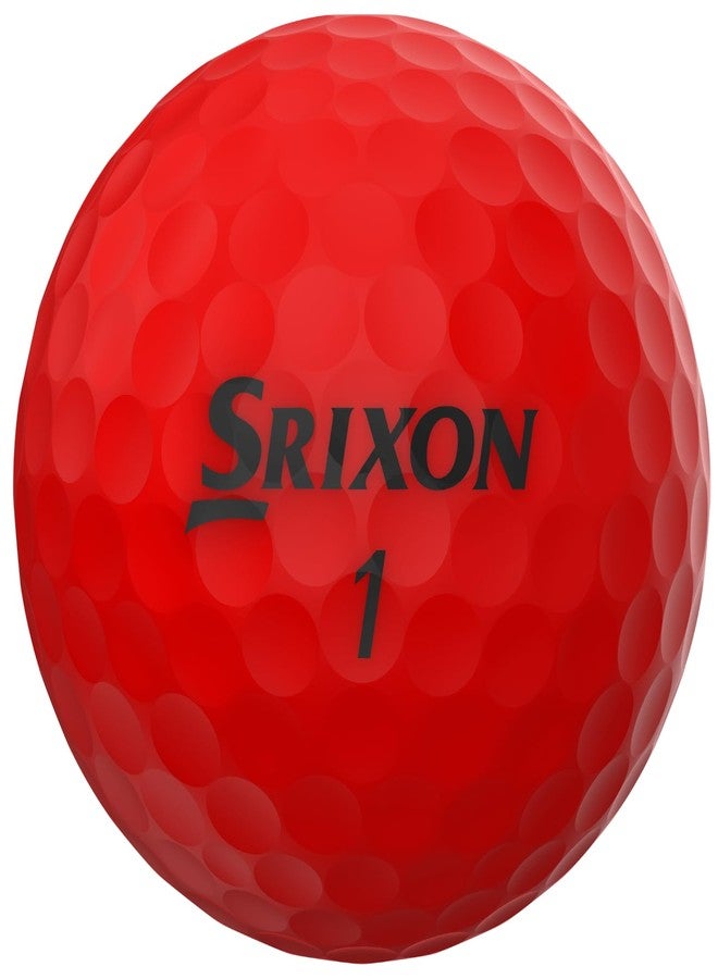 Srixon Soft Feel Brite Golf Balls, Red - Image 2
