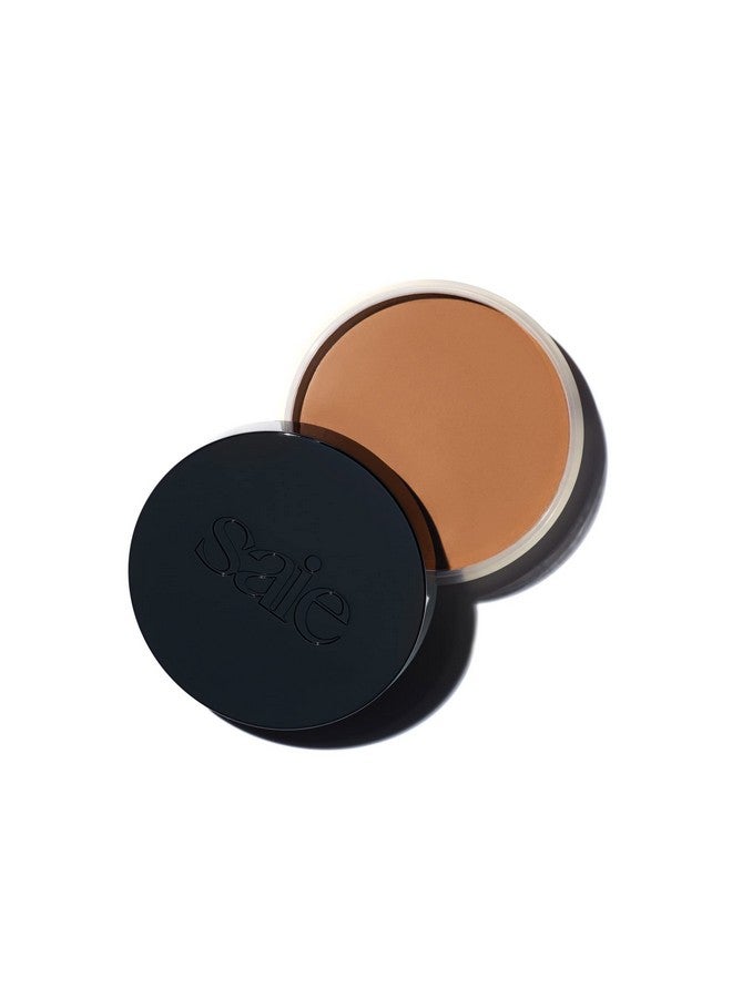 Saie كريم برونزر Sun Melt Bronzer Buildable Balm Bronzer لكريم تحديد الوجه بلمسة نهائية مخملية برونزي متوسط (1 أونصة) - Image 1