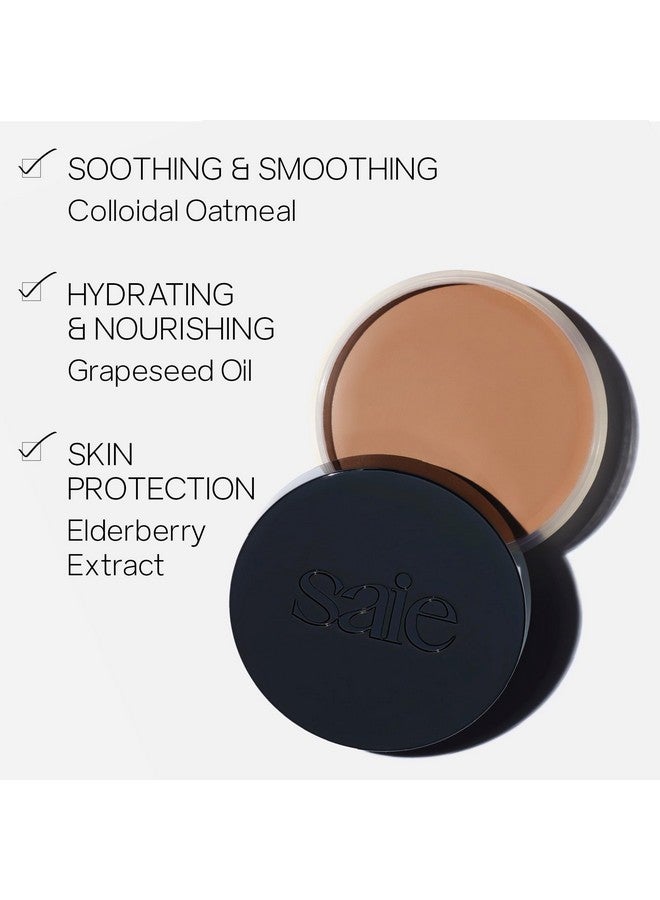 Saie كريم برونزر Sun Melt Bronzer Buildable Balm Bronzer لكريم تحديد الوجه بلمسة نهائية مخملية برونزي متوسط (1 أونصة) - Image 3