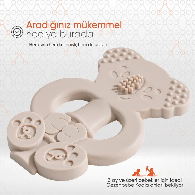 Gezenbebe Hero Teether & Teeth Brushing Trainer Mink