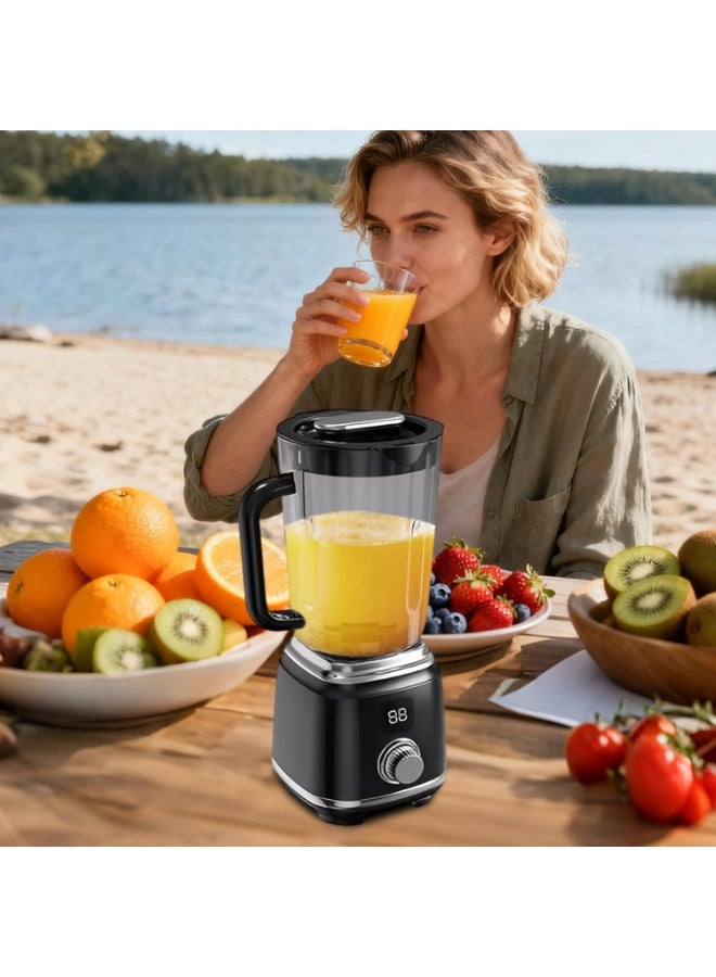 Dreamzon Juice Extractor Machine, Rechargeable Portable Juicer with LED Display, Cordless Professional Extractor for Pineapple Orange Lemon Fruit Vegetable Juice Drink Home Kitchen - Image 4