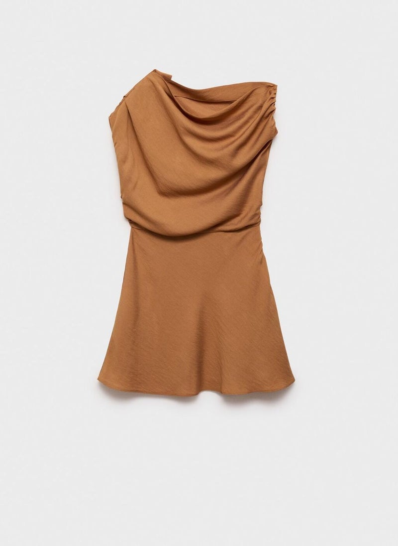 MANGO Draped Mini Dress  - Image 5