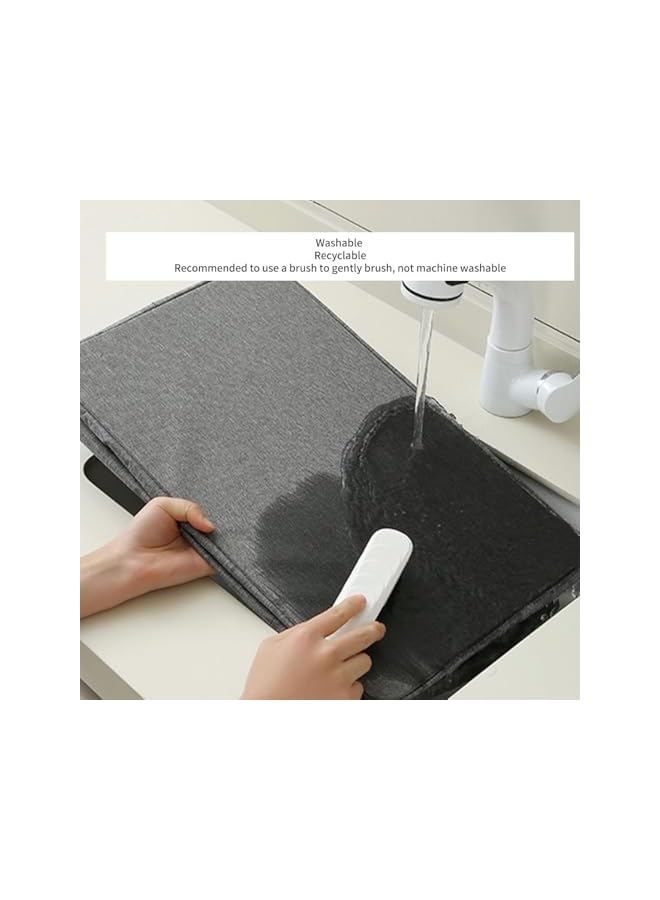 Green Tiger Clothes Drawer Organizers, 2 Pack Foldable Storage Baskets with Steel Frame, Extra Large Fabric Storage Bins for Shelves, Perfect for Closet, Toy and Wardrobe Organization - Image 3