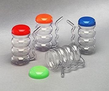 Arrow Plastic 14 oz. Sip A Mug - Clear (Cap Color May Vary) (Pack of 3) - Image 1