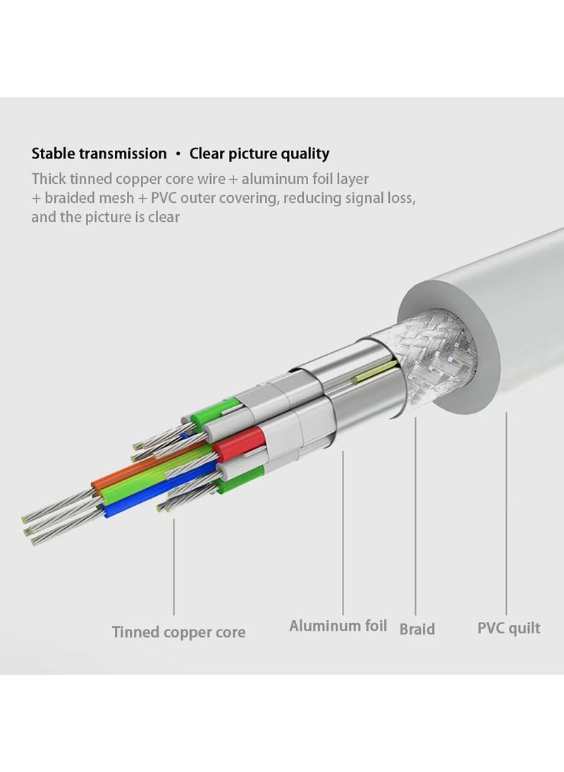 ماركة غير محددة 1 HDMI متوافق مع محول تجهيز مرئي كابل توصيل محول  - Image 4