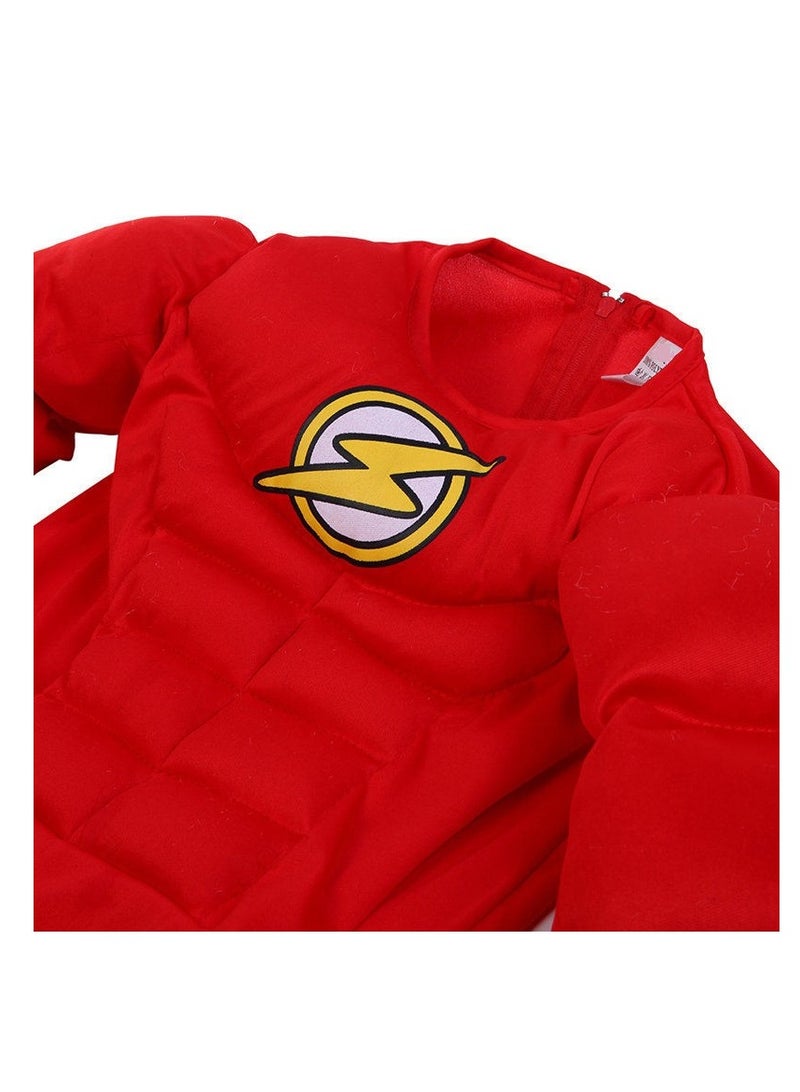 Bluejw Flash Superhero Highly Detailed Breathable Muscle Dress Costume For Kids - Image 4