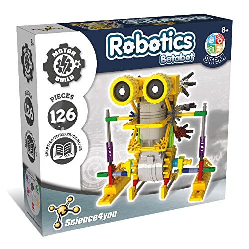 Science4you Robotics Betabot  Stem Robotics Kit for Kids 812 126 Pieces Included Robot Building Kit for Kids Robot Toys Game Gift for Boys and Girls Ages 8 9 10 11 12 - Image 1