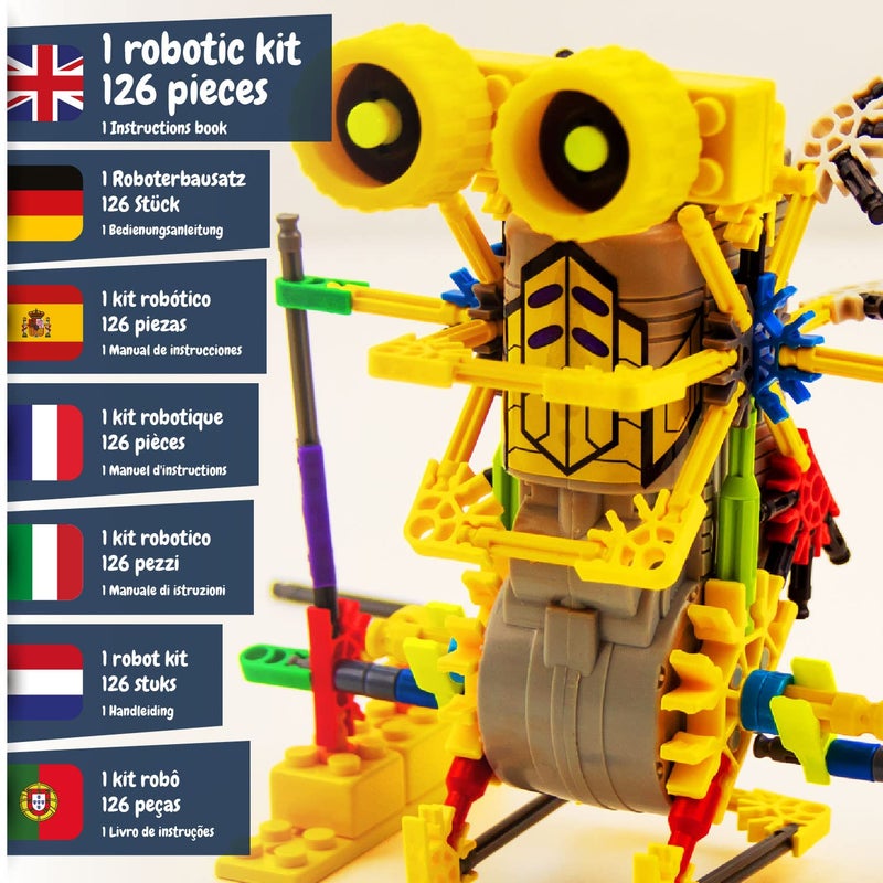 Science4you Robotics Betabot  Stem Robotics Kit for Kids 812 126 Pieces Included Robot Building Kit for Kids Robot Toys Game Gift for Boys and Girls Ages 8 9 10 11 12 - Image 3
