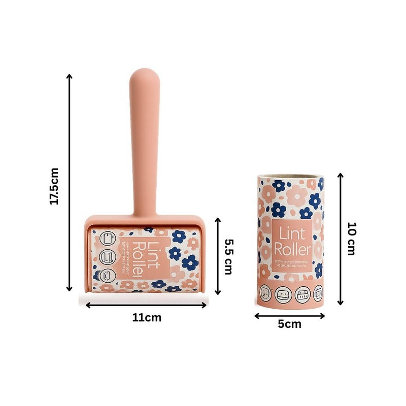 Shivanka Pet Hair Remover Lint Roller with Handle and 4 Refills (300 Sheets), Lint Remover for Dogs and Cats, Ideal for Clothes, Furniture, Coats, Car Seats, Carpets, Fabric, and Dust Cleaning - Image 5