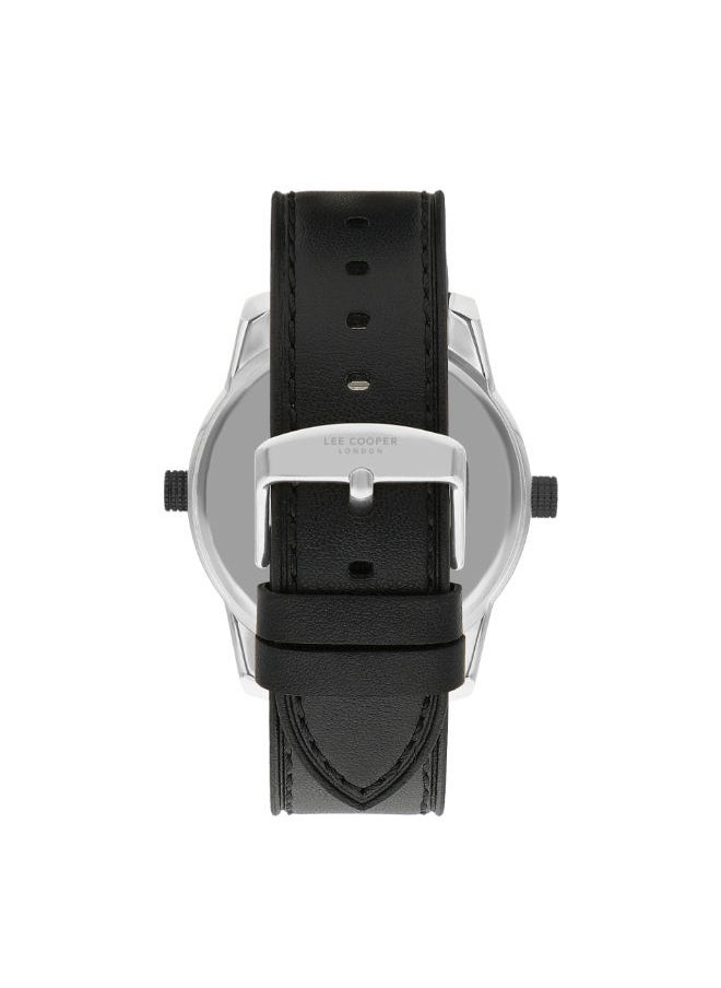 LEE COOPER Men's Multi Function Black Dial Watch - LC07586.351
