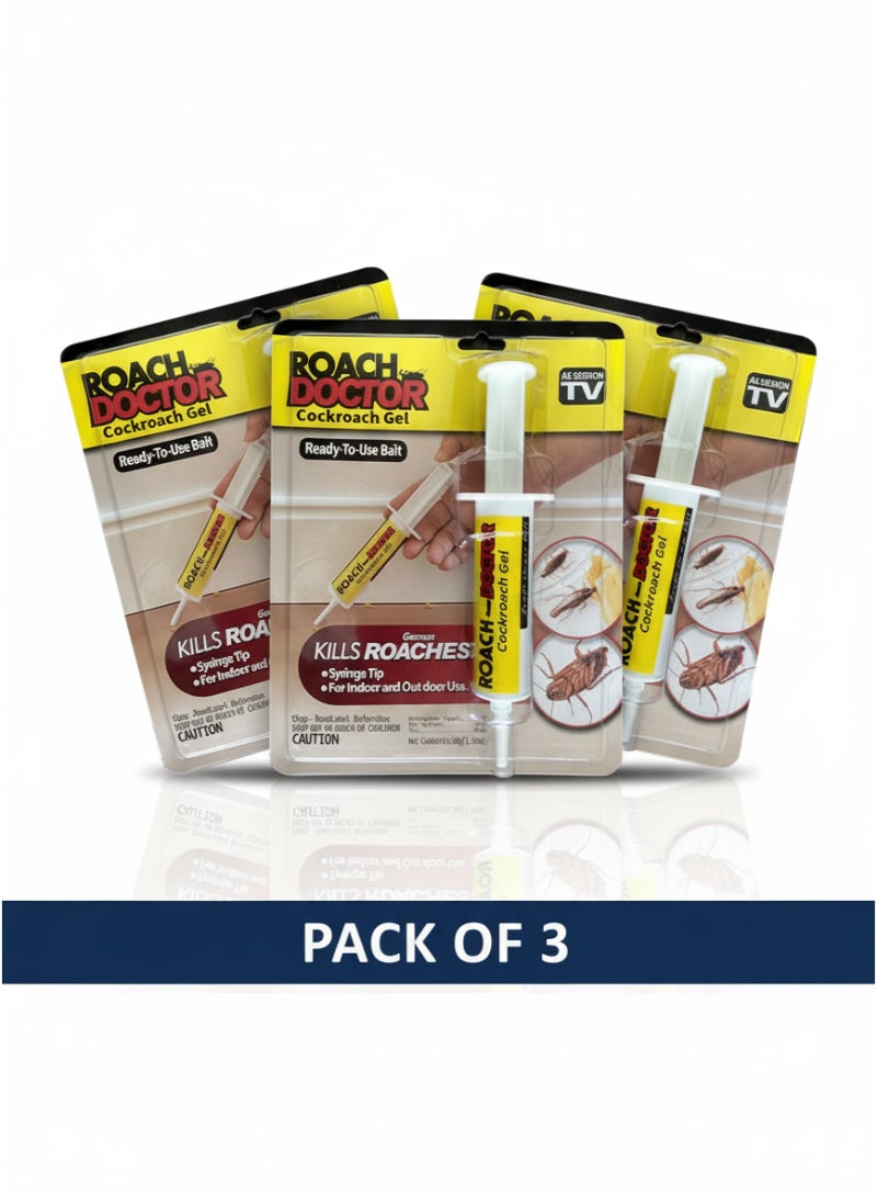 Roach Doctor Cockroach Gel 30grams Pack Of 3