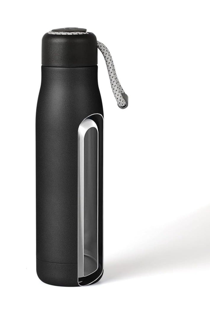Portable Stainless Steel Water Bottle – 550ml (Black) - Image 5