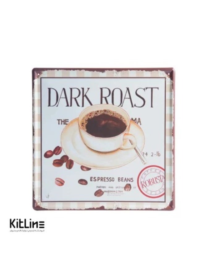الكوتش لوحة حائط فنية – قهوة دارك روست بطابع كلاسيكي - Image 1