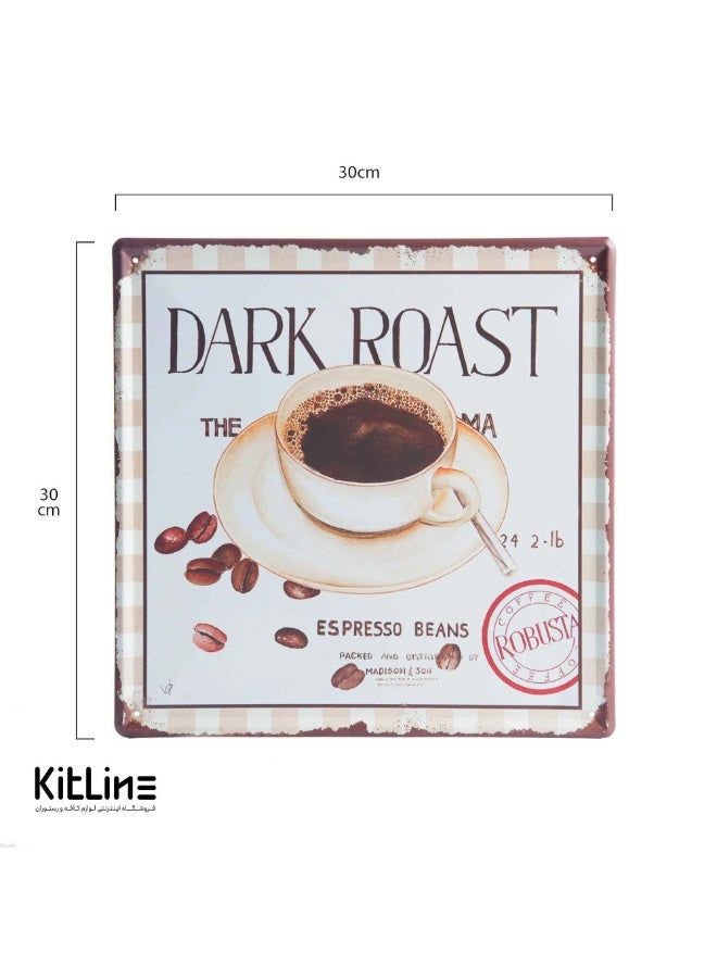 الكوتش لوحة حائط فنية – قهوة دارك روست بطابع كلاسيكي - Image 3