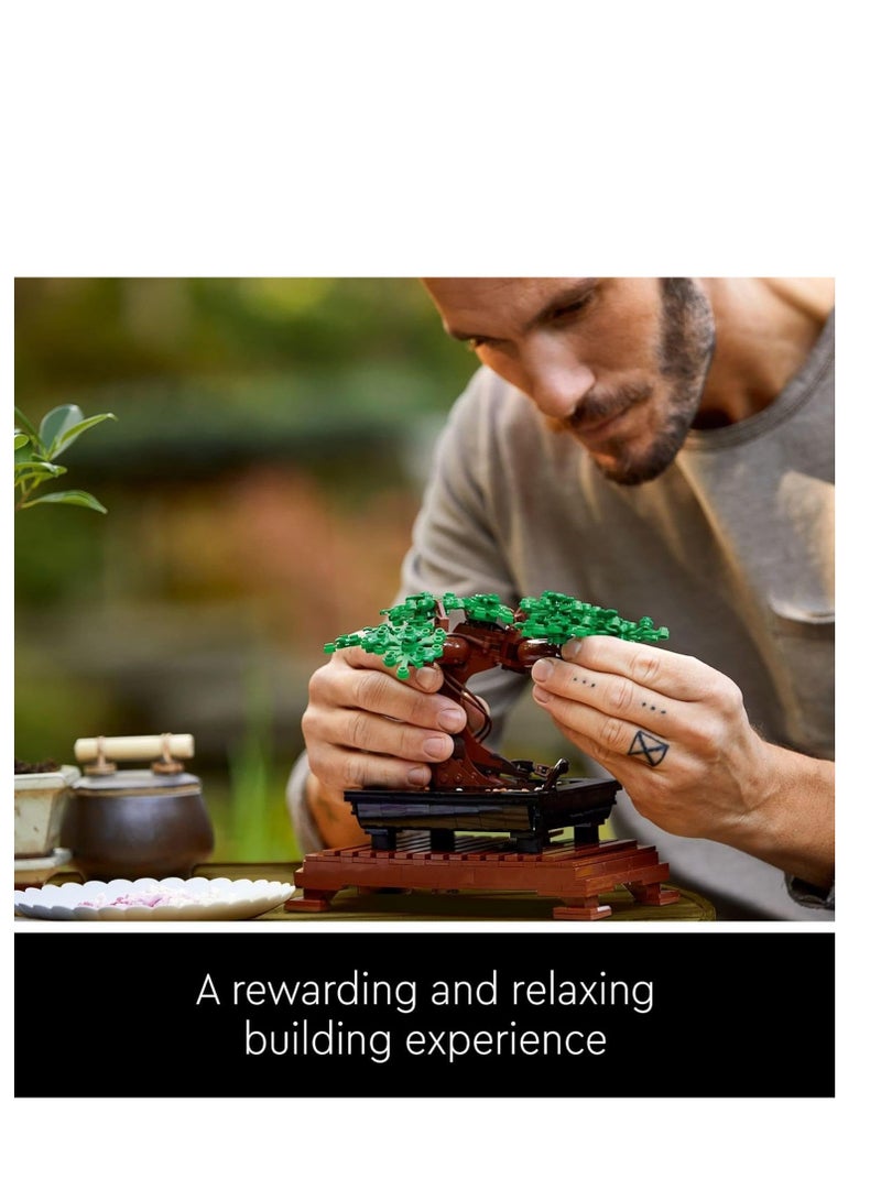 KASTWAVE Bonsai Tree Building Sets, Featuring Cherry Blossom Flowers, DIY Plant Model for Adults, Creative Gift for Home Décor and Office Art, Botanical Collection Design Kit, Present for Kids and Adults - Image 3