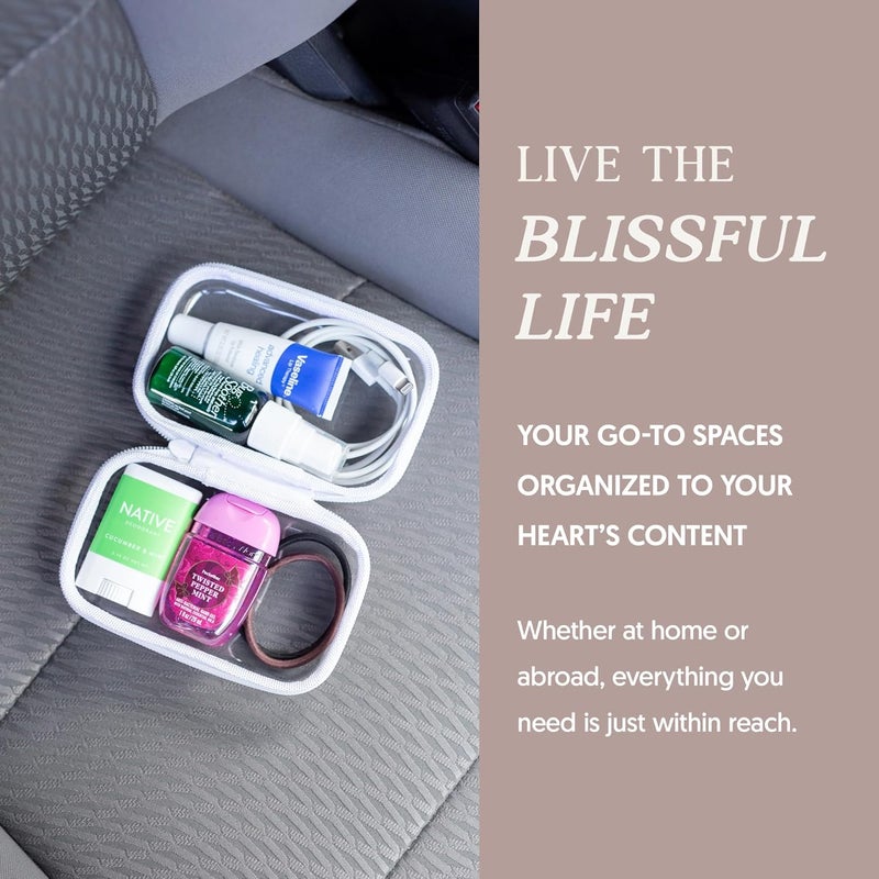 ML Maple & Lark Bliss Bins - Hard Sided Clear Zipper Case for Storage - Professional-Grade Plastic Clear Zipper Pencil Case, Toiletry Pouch, Travel Organizer, Cosmetic Bag, Toy Storage Bins (2 Pack, XS) - Image 4