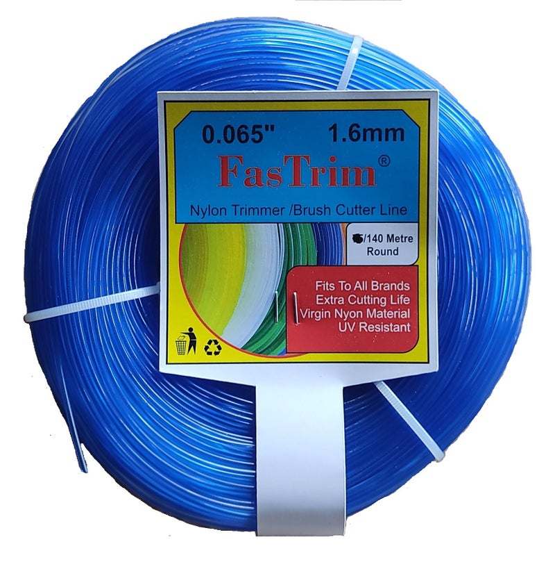 FASTRIM Plastic Nylon Round Grass Cutter/Trimmer Line (Blue, 1.6 mm/0.065 Inches) - Image 5