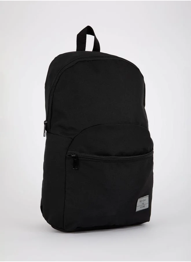 DeFacto Patch Detail Front Zip Pocket Backpack