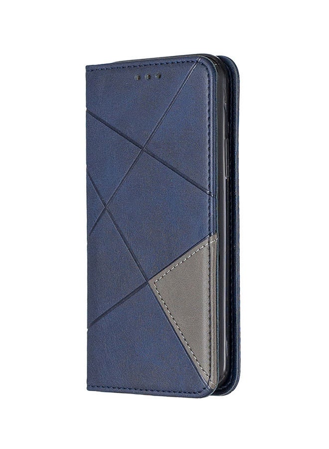NIBEMINENT Flip Cover With Card Slot For Apple iPhone 11 Pro Blue  - Image 1