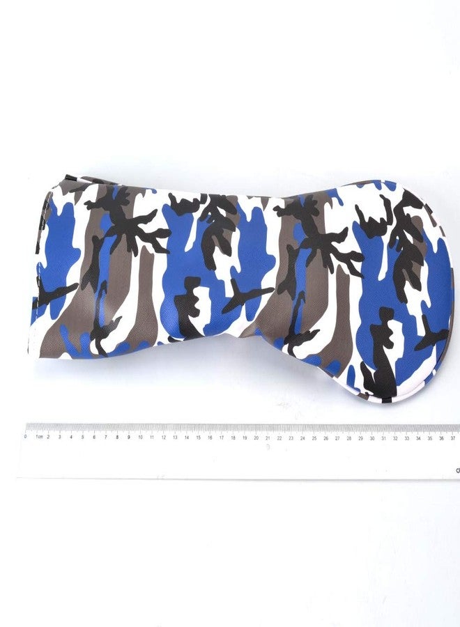 GOOACTION Camo Golf Club Driver Head Cover Leather Camouflage Blue Pattern Design Headcover - Image 4