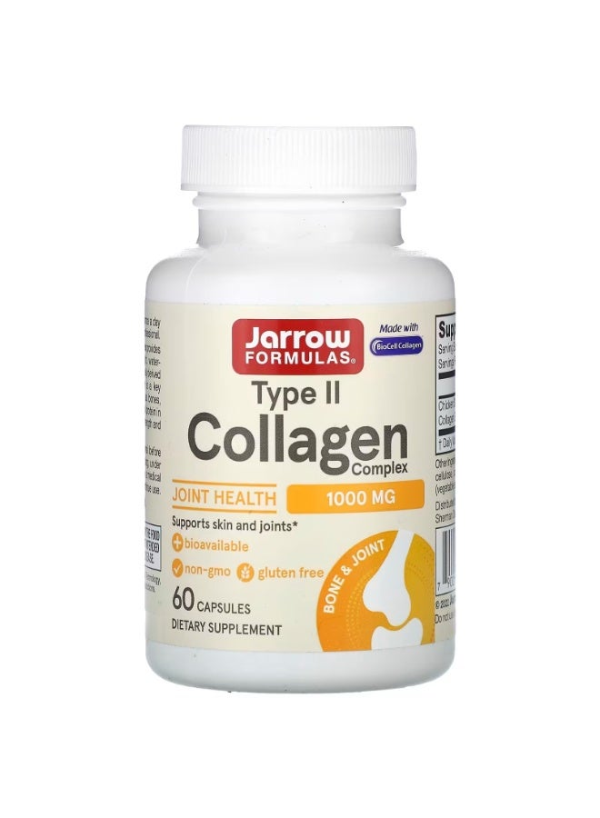jarrow formulas Type II Collagen Complex, 1,000 mg , 60 Capsules (500 mg per Capsule)