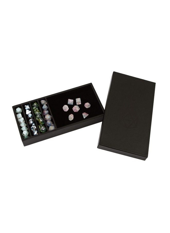 Forged Dice Co. Dice Battle Pit Dice Tray 2 Dice Trays In 1 With Staging Area Rolling Tray And Storage Compatible With Any Dice Game D&D And Rpg Gaming Black  - Image 2