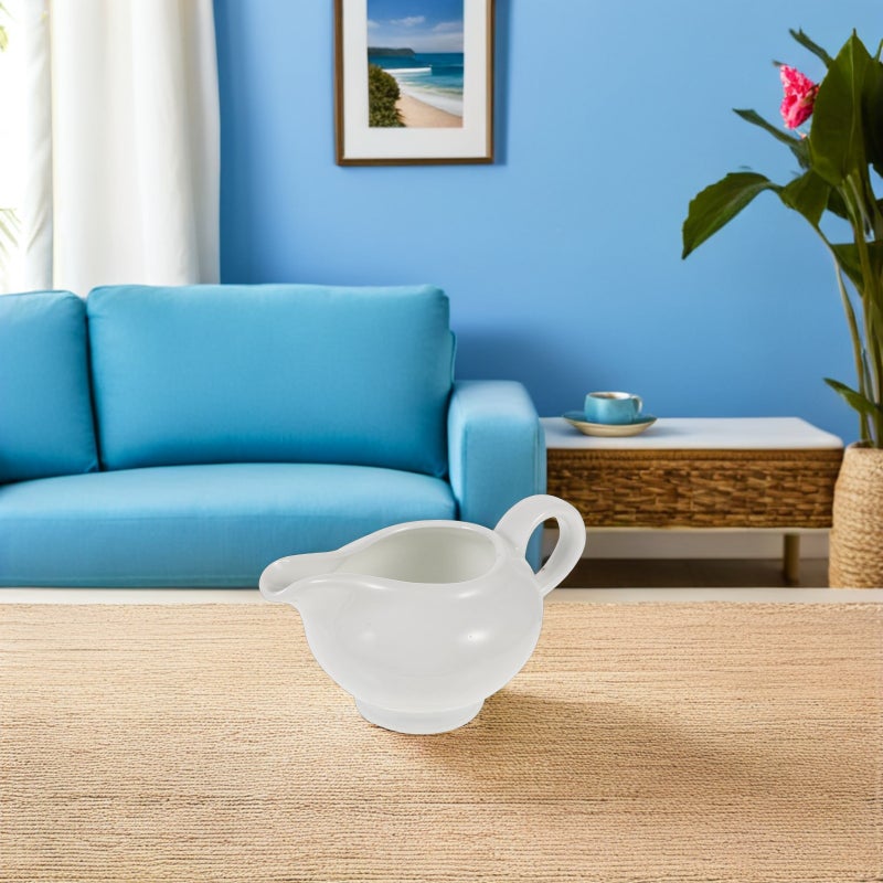 2pcs Sauce Container Sauce Boat Ceramic Sauce Cup Ceramic Gravy Boat Gravy Container - Image 4