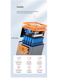 Portable Power Station 800Wh Backup Lithium Battery Pack Power Supply Solar Generator with Pure Sine Wave AC Outlets for Outdoors Camping Adventure Travel Hunting Blackout Emergency - pzsku/Z0EFC28262148037F667AZ/45/_/1694678207/abffe414-a73b-456a-beab-12f4fcba1238