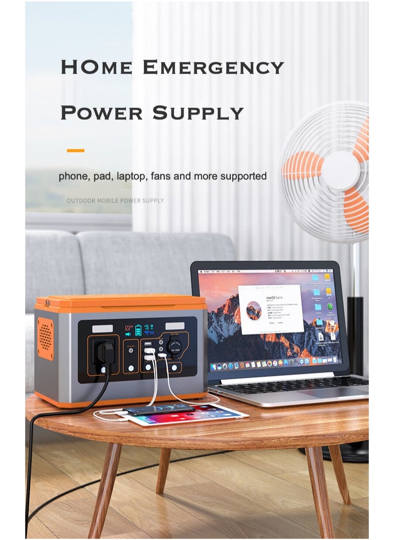 Generic Portable Power Station 800Wh Backup Lithium Battery Pack Power Supply Solar Generator with Pure Sine Wave AC Outlets for Outdoors Camping Adventure Travel Hunting Blackout Emergency  - Image 2